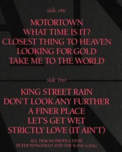 Kane Gang: Miracle, Capitol(CLX-48176), US, Co, 1987 - LP - A2121 - 2,50 Euro
