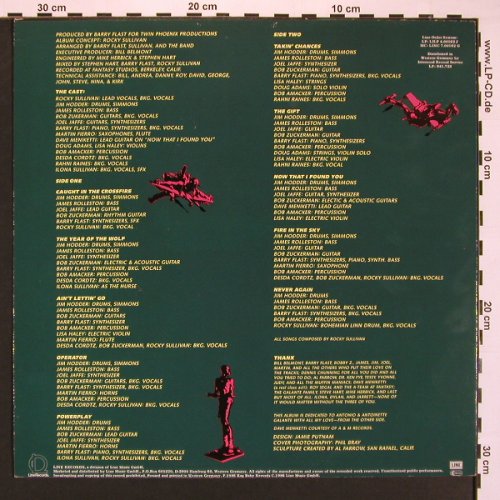 Sullivan,Rocky: Caught In The Crossfire, whiteVinyl, Line(LILP 4.00162J), D, 86 - LP - A2513 - 2,00 Euro