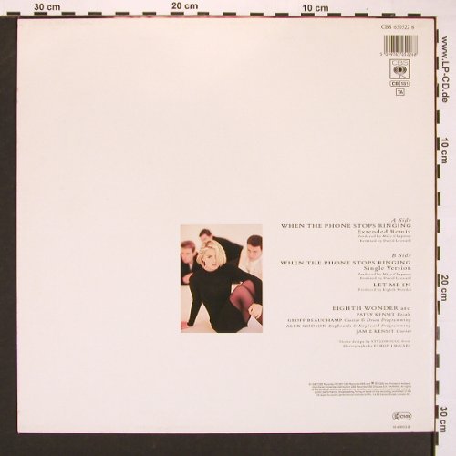 Eight Wonder: When The Phone Stops Ringing*2+1, CBS (CBS 650522 6), NL, 87 Typ: 12" Best.-Nr.: A2616 Preis: 1,00 Euro