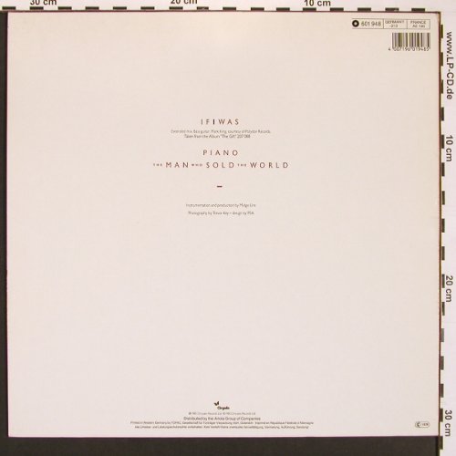 Ure,Midge: If I Was / Piano / The Man who sold, Chrysalis (601 948), D, 85 Typ: 12" Best.-Nr.: A3302 Preis: 2,00 Euro