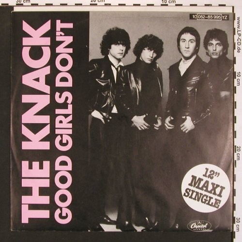 Knack: Good Girls Don't / Frustrat, Capitol (052-85 995 Z), D, 79 Typ: 12" Best.-Nr.: A3380 Preis: 2,00 Euro