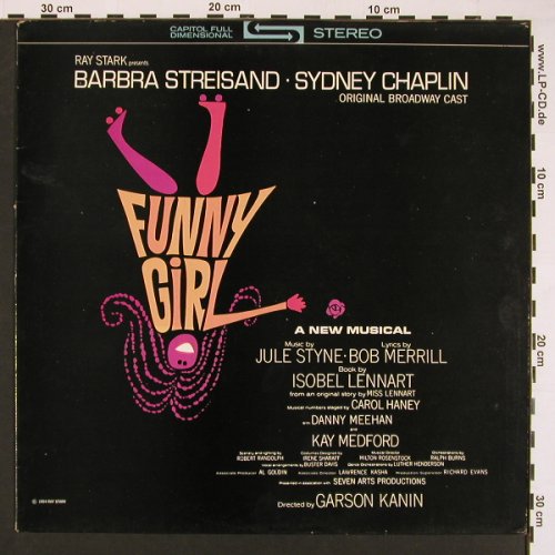 Streisand,Barbra & Sydney Chaplin: Funny Girl, vg+/m-, Capitol(EG 26 0568 1), UK, Ri, 64 - LP - A4711 - 5,00 Euro