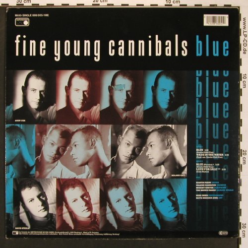 Fine Young Cannibals: Blue*2/Wade i t Water,Love for sale, London (886 005-1), D, 1985 Typ: 12" Best.-Nr.: A7978 Preis: 1,00 Euro