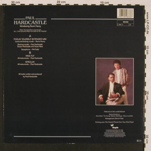 Hardcastle,Paul: Foolin'Yourself+2, Chrysalis(608 338), D, 1986 - 12inch - A8685 - 1,00 Euro