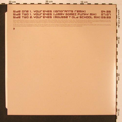 Simply Red: Your Eyes*4, Promo, Warner(Sam00235), D, LC, 99 - 12inch - A9755 - 2,00 Euro