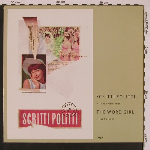 Scritti Politti: The Word Girl*2+1, Virgin(601 770-213), D, 1985 - 12inch - C1846 - 3,00 Euro