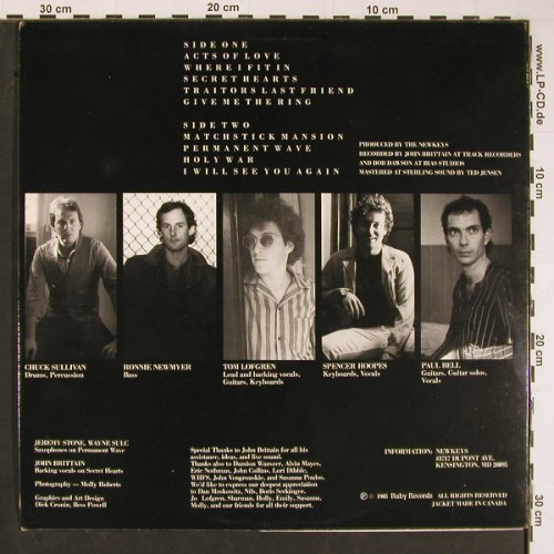 Newkeys: Acts Of Love, + 7" Info..., Ruby(NK 0100), CDN, 1986 - LP - C2477 - 2,00 Euro