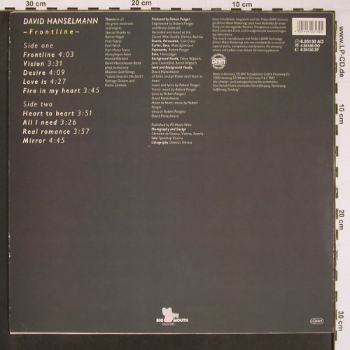 Hanselmann,David: Frontline, Big Mouth(6.26130 AO), D, 1985 - LP - C4592 - 2,00 Euro