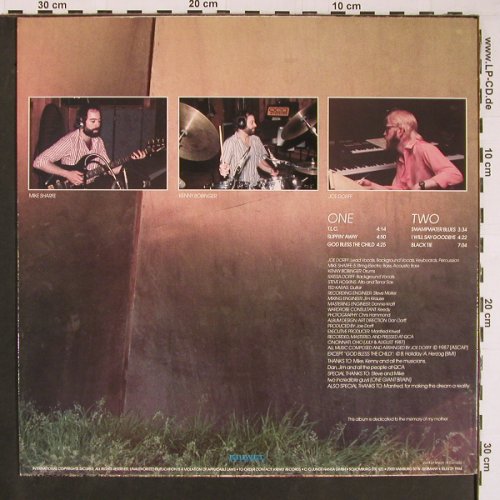 Dorff,Joe: Slippin'Away, Kriwet(708024X), D, 1987 - LP - C4813 - 2,00 Euro