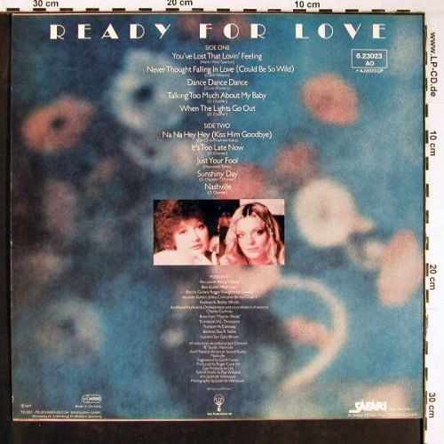 Chanter Sisters: Ready For Love, Safari(6.23023 AO), D, 1977 - LP - C8201 - 2,00 Euro