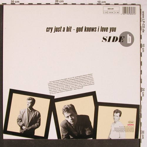 Heyward,Nick: All Over The Weekend/Cry just a Bit, Arista(608 281), D, 1986 - 12inch - C8434 - 3,00 Euro