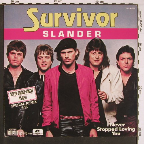 Survivor: Slander, sp.rmx +1, Scotti Brothers(120 14 006), D, 1983 - 12inch - C8670 - 2,00 Euro