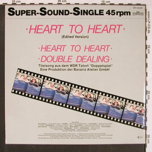 Knopfler,David: Heart To Heart*2+1, multiColVinyl, Intercord (INT 125.225), D, 1985 Typ: 12" Best.-Nr.: C8790 Preis: 1,00 Euro