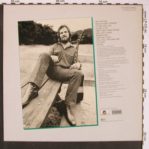 Knoblock,Fred: Why Not Me, ScottiBros (26 14 009), D, 1980 Typ: LP Best.-Nr.: C8971 Preis: 2,00 Euro
