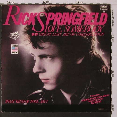 Springfield,Rick: Love Somebody+2, RCA(PC 60158), D, 1982 - 12inch - E1307 - 3,00 Euro