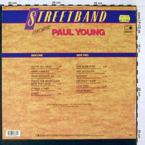 Streetband: London, feat Paul Young, Logo(823 868-1 ME), D, 1979 - LP - E1423 - 2,00 Euro