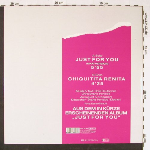Mixed Emotions: Just For You/Chiquita Renita, EMI(1 47379 6), EEC, 1988 - 12inch - E1509 - 1,00 Euro
