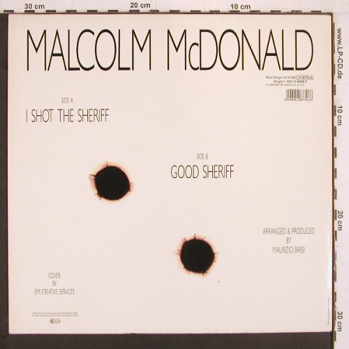 Mc Donald,Malcolm: I Shot The Sheriff / Good Sheriff, EMI(11 8770 6), EEC, 1986 - 12inch - E2023 - 3,00 Euro
