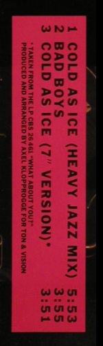 T.X.T.: Cold As Ice*2+1, CBS(A 12.6551), NL, 1985 - 12inch - E2922 - 1,00 Euro