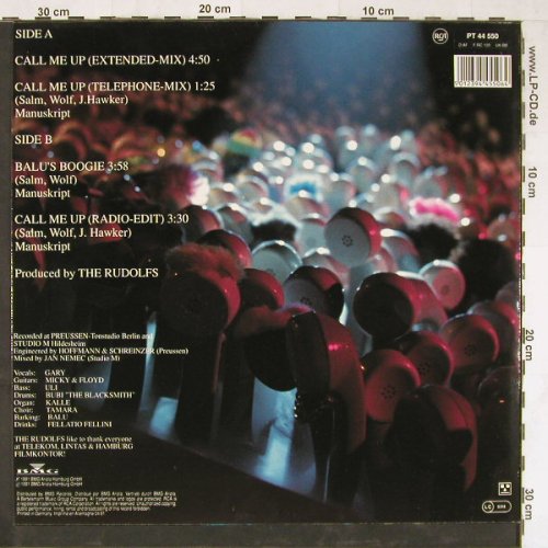 Guitar Army: Call Me Up *3+1, RCA(PT 44 550), D, 1991 - 12inch - E2989 - 1,00 Euro