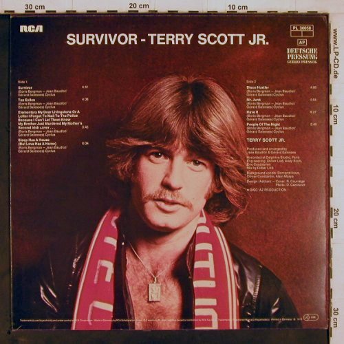 Scott Jr.,Terry: Survivor, RCA(PL 30058), D, 1979 - LP - E3080 - 5,00 Euro