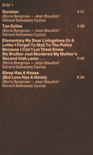 Scott Jr.,Terry: Survivor, RCA (PL 30058), D, 1979 Typ: LP Best.-Nr.: E3080 Preis: 2,00 Euro