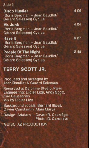 Scott Jr.,Terry: Survivor, RCA (PL 30058), D, 1979 Typ: LP Best.-Nr.: E3080 Preis: 2,00 Euro