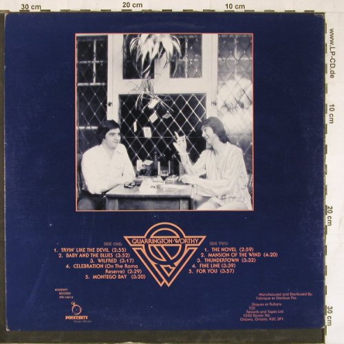 Quarrington & Worthy: Same, Posterity(PTR-13012), CDN, 1979 - LP - E4189 - 2,00 Euro