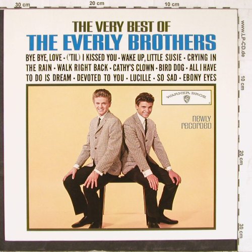 Everly Brothers: The Very Best Of,  newly recorded, WB(46 008), D,  - LP - E4580 - 5,00 Euro
