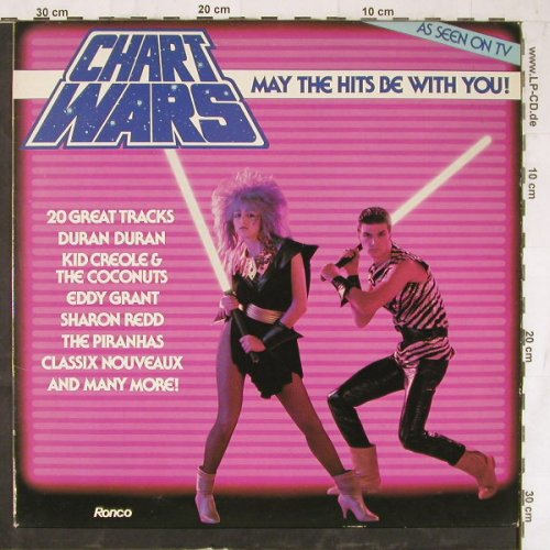 V.A.Chart Wars: Duran Duran...Renee and Renato,20Tr, Ronco(RTL 2086), UK, 1982 - LP - E5230 - 4,00 Euro