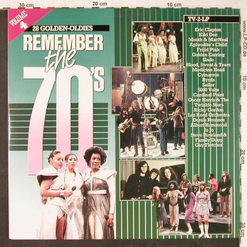 V.A.Remember The 70's: Vol.4,Eric Clapton...Les Humphries, Arcade(ADEH 158), NL, Foc, 1984 - 2LP - E5693 - 5,00 Euro