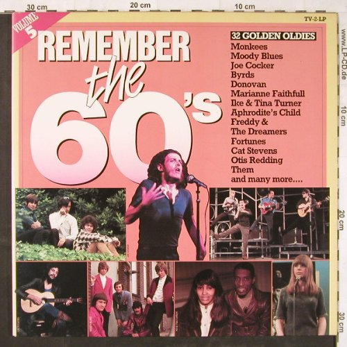 V.A.Remember The 60's: Vol.5,Monkees...Procol Harum, Arcade(ADEH 136), NL, Foc, 1984 - 2LP - E5701 - 5,00 Euro