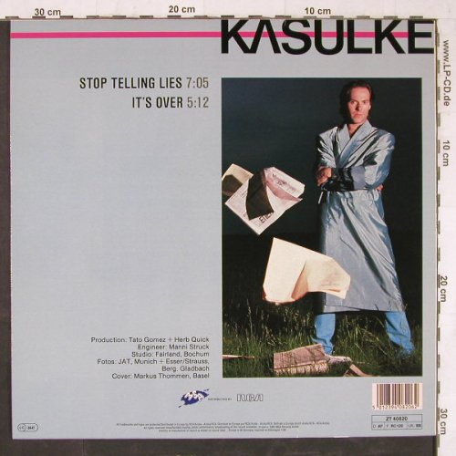 Kasulke: Stop Telling Lies+1, long vers., MSA(ZT 40820), D, 1986 - 12inch - E5899 - 3,00 Euro