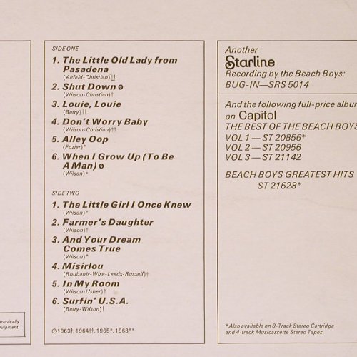 Beach Boys: Same, Starline(SRS 5074), UK,  - LP - E6346 - 4,00 Euro