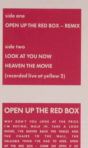 Simply Red: Open up the Red Box, rmx +2, WB(248 623-0), D, 1986 - 12inch - E6408 - 2,00 Euro