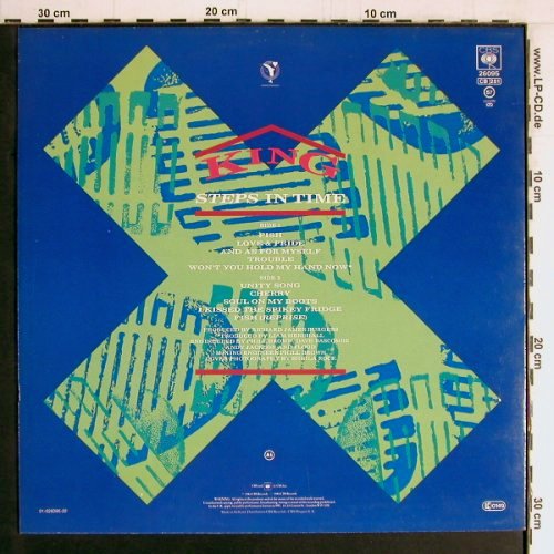 King: Steps In Time, CBS (26095), NL, 1984 Typ: LP Best.-Nr.: E7285 Preis: 2,00 Euro