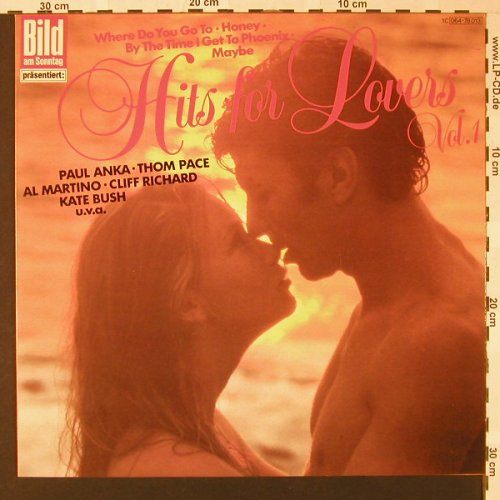 V.A.Hits for Lovers: Vol.1, Anka,Pace..Kate Bush, EMI / Bild(064-78 013), D, 1981 - LP - E7354 - 4,00 Euro