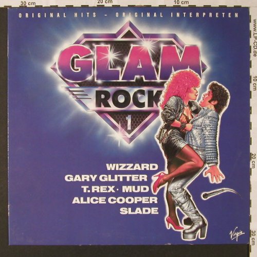 V.A.Glam Rock: 1 - Gary Glitter,T.Rex,Mud,A.Cooper, Virgin(210 494-501), D, 1990 - LP - E7667 - 5,00 Euro