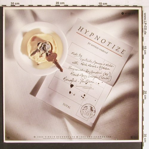 Scritti Politti: Hypnotize*3, Virgin(601 607-213), D, 1984 - 12inch - E7895 - 1,00 Euro