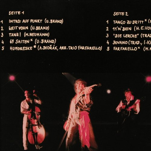 Trio Farfarello: Farfarello, Auf Punkt(804 700-928), D, 1986 - LP - E8021 - 5,00 Euro