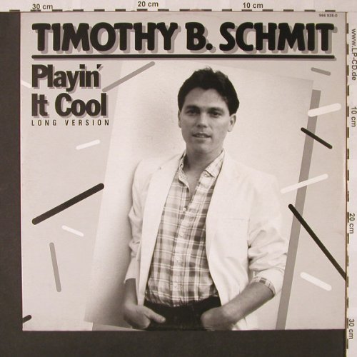 Schmit,Timothy B.: Playin It Cool(lg)/Wrong Number, Asylum(966 928-0), D, 1984 - 12inch - E8628 - 2,50 Euro