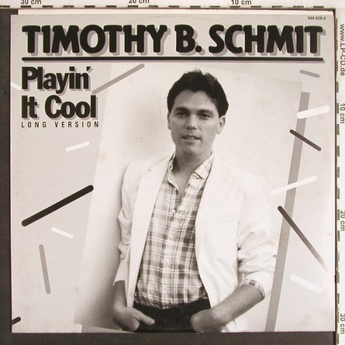 Schmit,Timothy B.: Playin It Cool(lg)/Wrong Number, Asylum(966 928-0), D, 1984 - 12inch - E8628 - 1,00 Euro