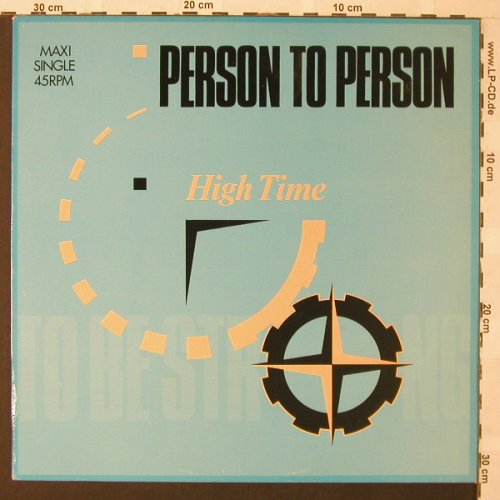 Person To Person: High Time*2, Epic(A 12.4630), NL, 1984 - 12inch - E9760 - 2,50 Euro