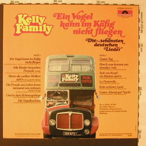 Kelly Family: Ein Vogel Kann Im Käfig Nicht Flieg, Polydor(2372 017), D, 1980 - LP - F1220 - 6,00 Euro