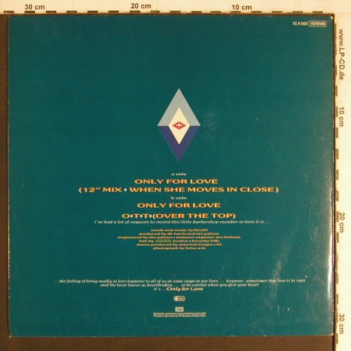 Limahl: Only For Love*2+1,12"Mix, EMI (1078146), EEC, 1983 Typ: 12" Best.-Nr.: F1408 Preis: 1,00 Euro