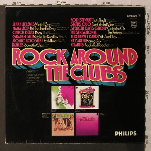 V.A.Rock Around The Clubs: Jerry Lee Lewis...Atlantis, Philips(6300 081), D,  - LP - F1897 - 5,00 Euro