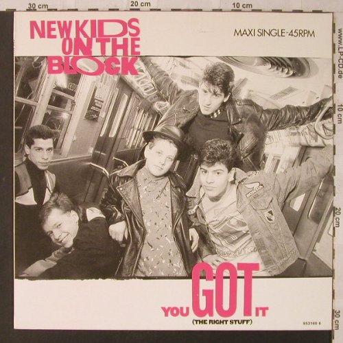 New Kids On The Block: You Got It (The Right Stuff)*3, CBS(653169 6), NL, 1988 - 12inch - F1918 - 4,00 Euro