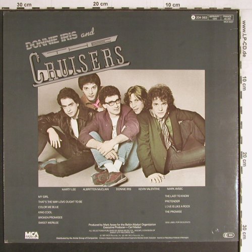 Iris,Donnie and the Cruisers: King Cool, MCA(204 063-320), D, 1981 - LP - F3119 - 2,00 Euro