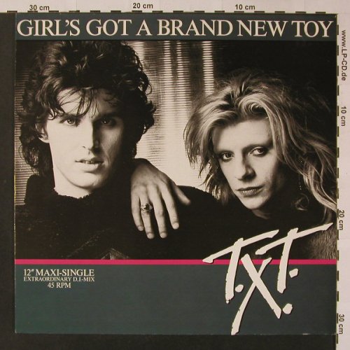 T.X.T.: Girl's Got A Brand New Toy+1, CBS(A 12.6073), NL, 1985 - 12inch - F3344 - 2,50 Euro