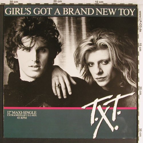 T.X.T.: Girl's Got A Brand New Toy+1, CBS(A 12.6073), NL, 1985 - 12inch - F3344 - 1,00 Euro
